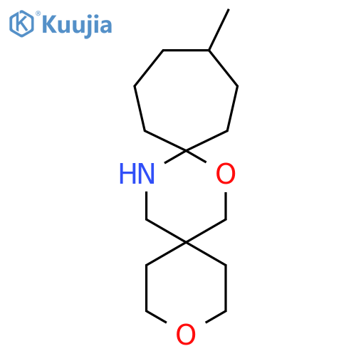 12-methyl-3,8-dioxa-16-azadispiro5.2.6^{9}.2^{6}heptadecane structure
