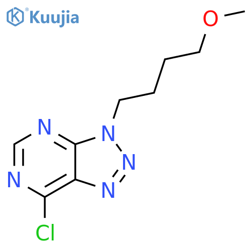 7-chloro-3-(4-methoxybutyl)-3H-1,2,3triazolo4,5-dpyrimidine structure