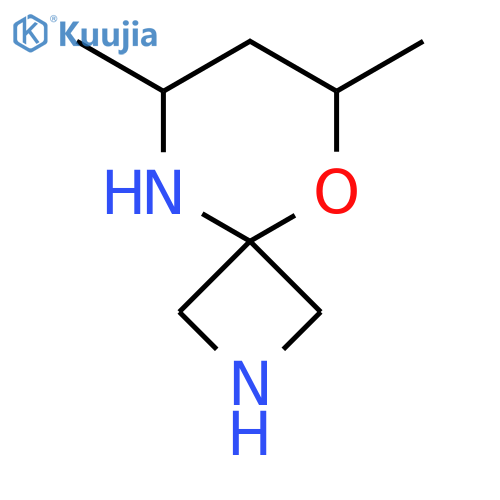 6,8-dimethyl-5-oxa-2,9-diazaspiro3.5nonane structure