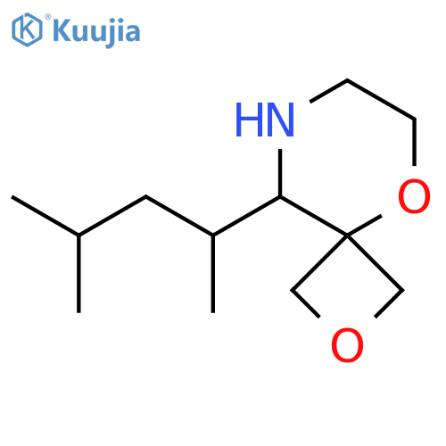 9-(4-methylpentan-2-yl)-2,5-dioxa-8-azaspiro3.5nonane structure
