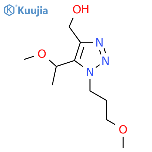 5-(1-methoxyethyl)-1-(3-methoxypropyl)-1H-1,2,3-triazol-4-ylmethanol structure