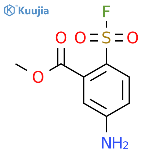methyl 5-amino-2-(fluorosulfonyl)benzoate structure
