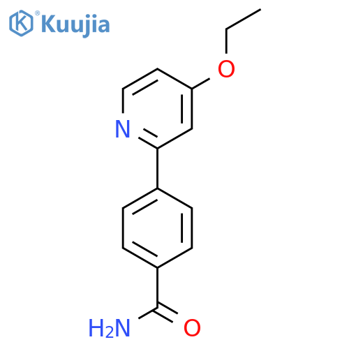4-(4-ethoxypyridin-2-yl)benzamide structure