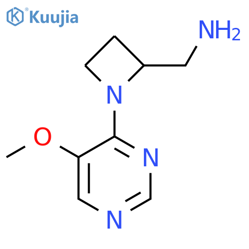 1-(5-methoxypyrimidin-4-yl)azetidin-2-ylmethanamine structure
