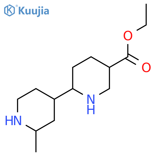 ethyl 6-(2-methylpiperidin-4-yl)piperidine-3-carboxylate structure