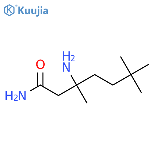 3-amino-3,6,6-trimethylheptanamide structure