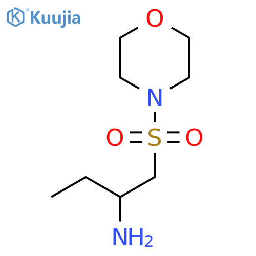 1-(morpholine-4-sulfonyl)butan-2-amine structure