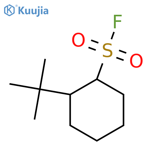 2-tert-butylcyclohexane-1-sulfonyl fluoride structure