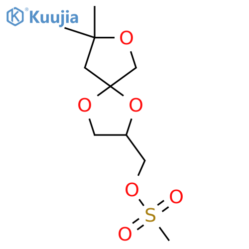 {8,8-dimethyl-1,4,7-trioxaspiro4.4nonan-2-yl}methyl methanesulfonate structure