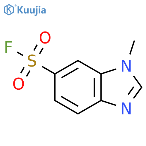 1-methyl-1H-1,3-benzodiazole-6-sulfonyl fluoride structure