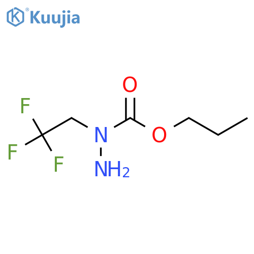 N-(2,2,2-trifluoroethyl)propoxycarbohydrazide structure