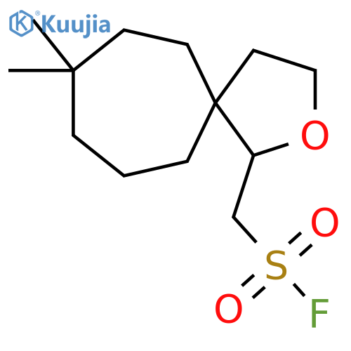 {8,8-dimethyl-2-oxaspiro4.6undecan-1-yl}methanesulfonyl fluoride structure