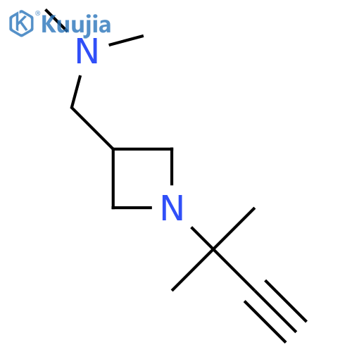 dimethyl({1-(2-methylbut-3-yn-2-yl)azetidin-3-ylmethyl})amine structure