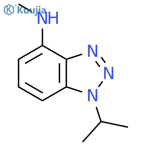 N-methyl-1-(propan-2-yl)-1H-1,2,3-benzotriazol-4-amine structure