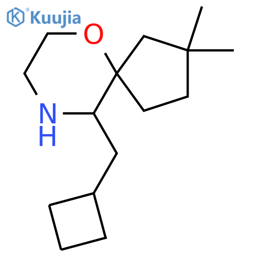 10-(cyclobutylmethyl)-2,2-dimethyl-6-oxa-9-azaspiro4.5decane structure