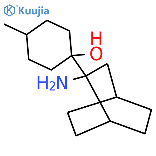 1-{2-aminobicyclo2.2.2octan-2-yl}-4-methylcyclohexan-1-ol structure