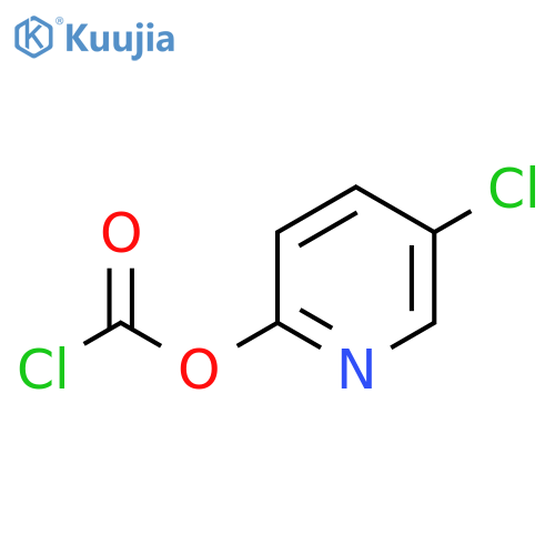 5-chloropyridin-2-yl chloroformate structure