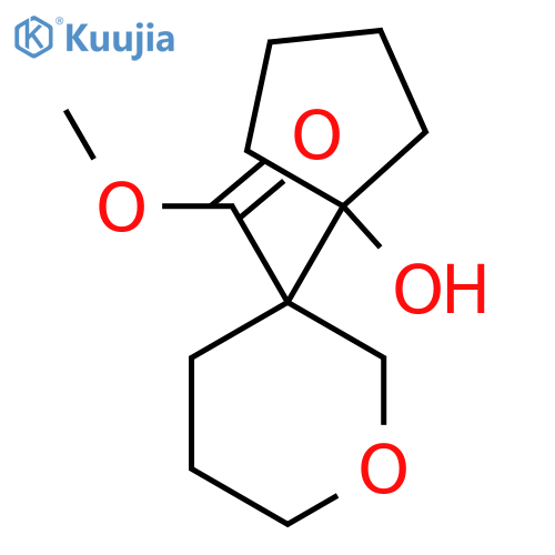 Methyl 3-(1-hydroxycyclopentyl)oxane-3-carboxylate structure