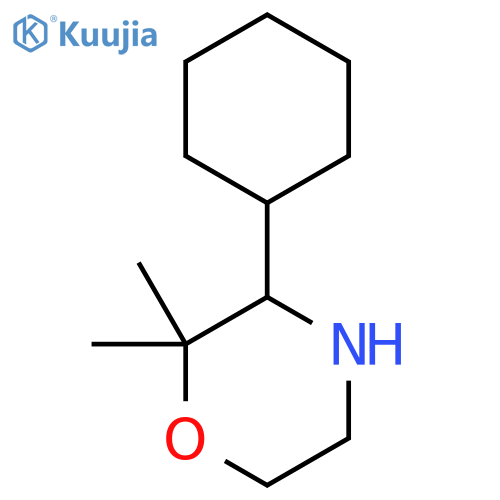 3-cyclohexyl-2,2-dimethylmorpholine structure