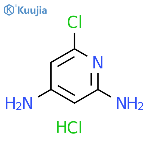 6-chloropyridine-2,4-diamine hydrochloride structure