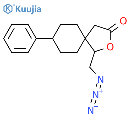 1-(Azidomethyl)-8-phenyl-2-oxaspiro[4.5]decan-3-one structure