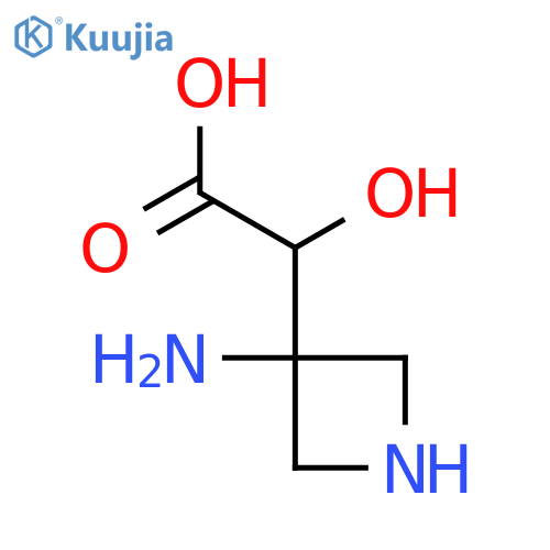 2-(3-aminoazetidin-3-yl)-2-hydroxyacetic acid structure