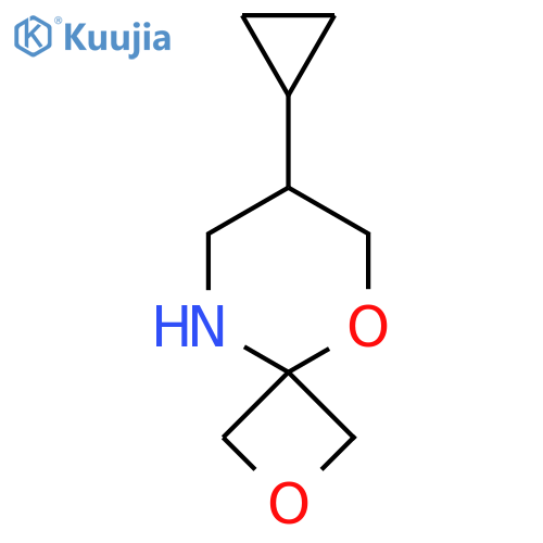 7-cyclopropyl-2,5-dioxa-9-azaspiro3.5nonane structure