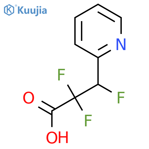 2,2,3-trifluoro-3-(pyridin-2-yl)propanoic acid structure