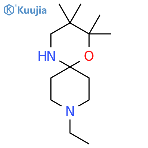 9-ethyl-2,2,3,3-tetramethyl-1-oxa-5,9-diazaspiro5.5undecane structure