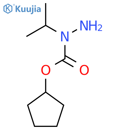 1-(cyclopentyloxy)-N-(propan-2-yl)formohydrazide structure
