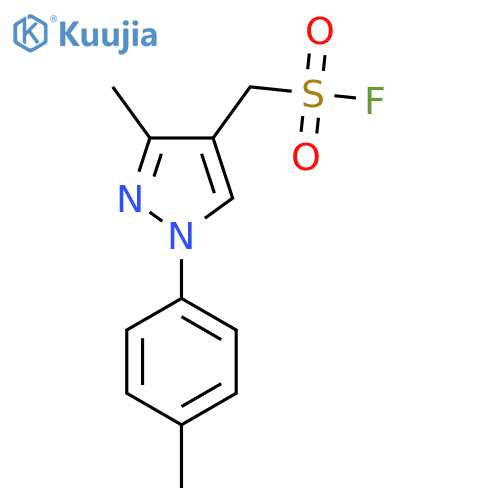 3-methyl-1-(4-methylphenyl)-1H-pyrazol-4-ylmethanesulfonyl fluoride structure