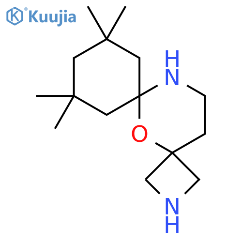 8,8,10,10-tetramethyl-5-oxa-2,12-diazadispiro3.1.5^{6}.3^{4}tetradecane structure
