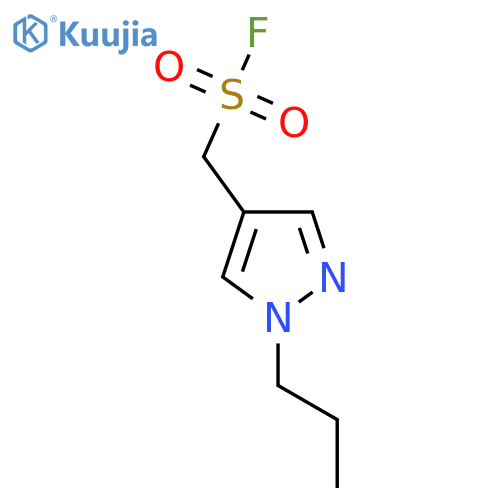 (1-propyl-1H-pyrazol-4-yl)methanesulfonyl fluoride structure