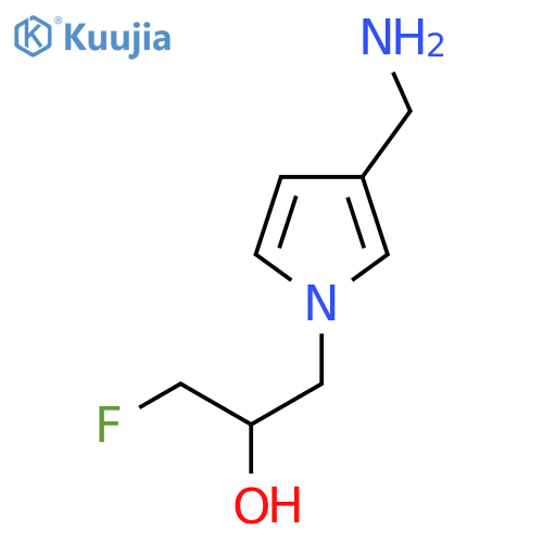 1-3-(aminomethyl)-1H-pyrrol-1-yl-3-fluoropropan-2-ol structure