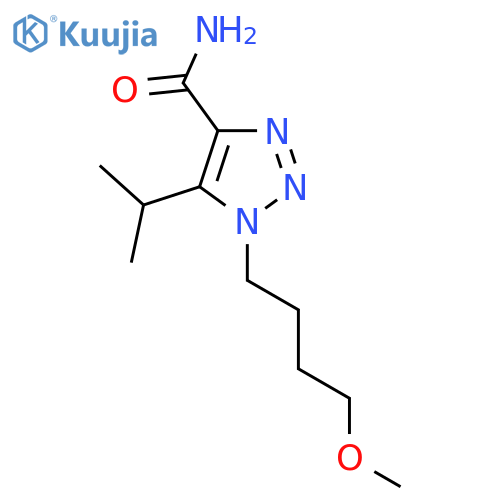 1-(4-methoxybutyl)-5-(propan-2-yl)-1H-1,2,3-triazole-4-carboxamide structure