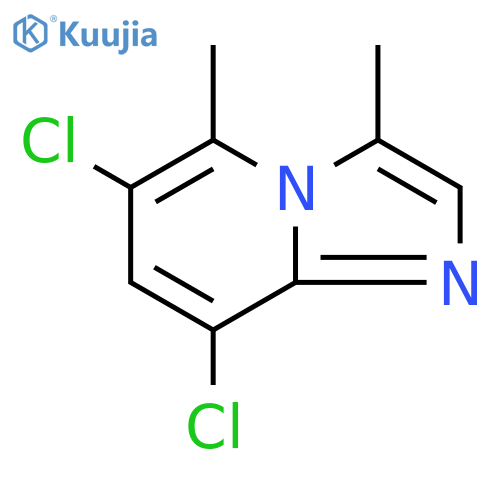 6,8-dichloro-3,5-dimethylimidazo1,2-apyridine structure