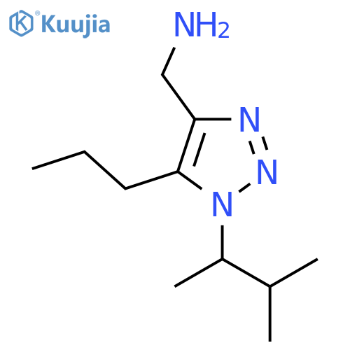 1-(3-methylbutan-2-yl)-5-propyl-1H-1,2,3-triazol-4-ylmethanamine structure