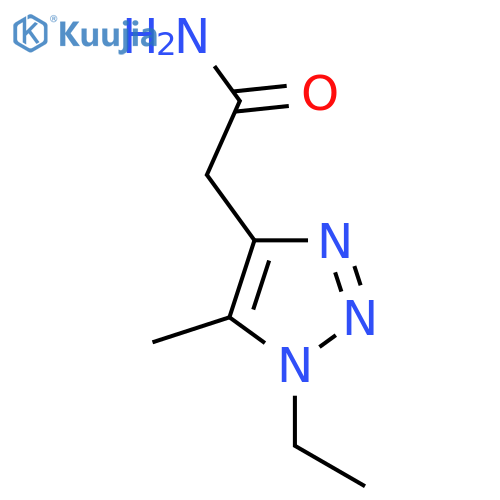 2-(1-ethyl-5-methyl-1H-1,2,3-triazol-4-yl)acetamide structure