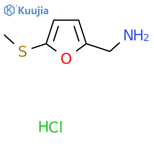 5-(methylsulfanyl)furan-2-ylmethanamine hydrochloride structure
