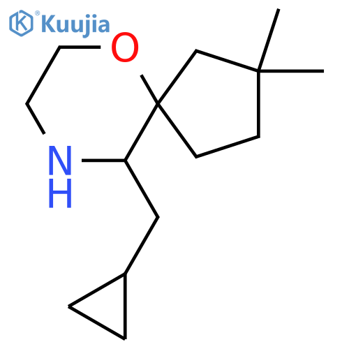 10-(cyclopropylmethyl)-2,2-dimethyl-6-oxa-9-azaspiro4.5decane structure