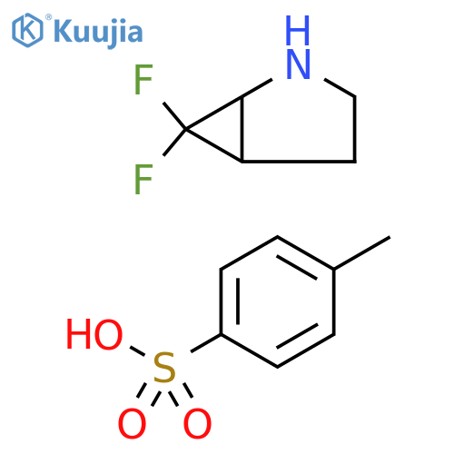 4-methylbenzene-1-sulfonic acid, 6,6-difluoro-2-azabicyclo3.1.0hexane structure