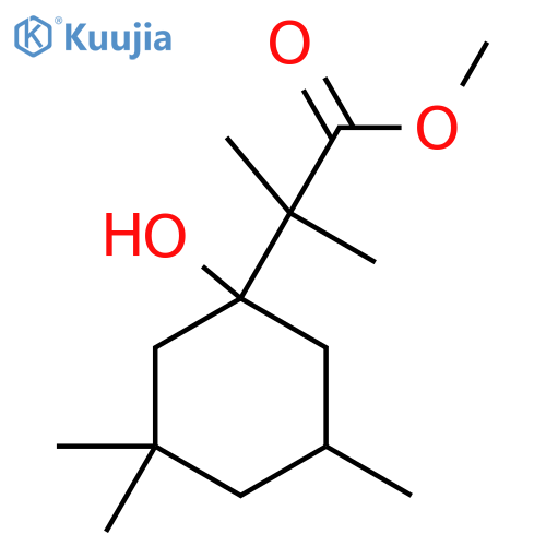 methyl 2-(1-hydroxy-3,3,5-trimethylcyclohexyl)-2-methylpropanoate structure