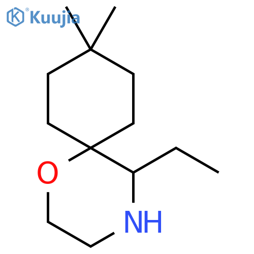 5-ethyl-9,9-dimethyl-1-oxa-4-azaspiro5.5undecane structure