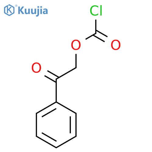 2-oxo-2-phenylethyl chloroformate structure