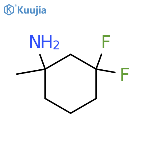3,3-difluoro-1-methylcyclohexan-1-amine structure