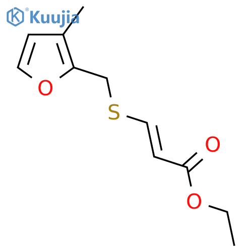 ethyl 3-{(3-methylfuran-2-yl)methylsulfanyl}prop-2-enoate structure