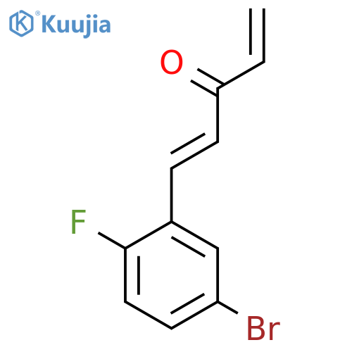 1-(5-bromo-2-fluorophenyl)penta-1,4-dien-3-one structure