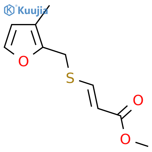 methyl 3-{(3-methylfuran-2-yl)methylsulfanyl}prop-2-enoate structure