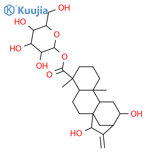 12,15-Dihydroxy-16-kauren-19-oic acid; (ent-12α,15α)-form, 19-O-β-D-Glucopyranosyl ester structure