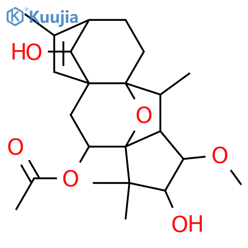 5,9-Epoxy-15-grayanotoxene-2,3,6,14-tetrol; (1α,2α,3β,5β,6β,9β,10β,14β)-form, 2-Me ether, 6-Ac structure